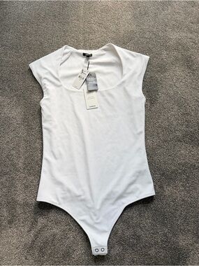 Express White Contour Bodysuit